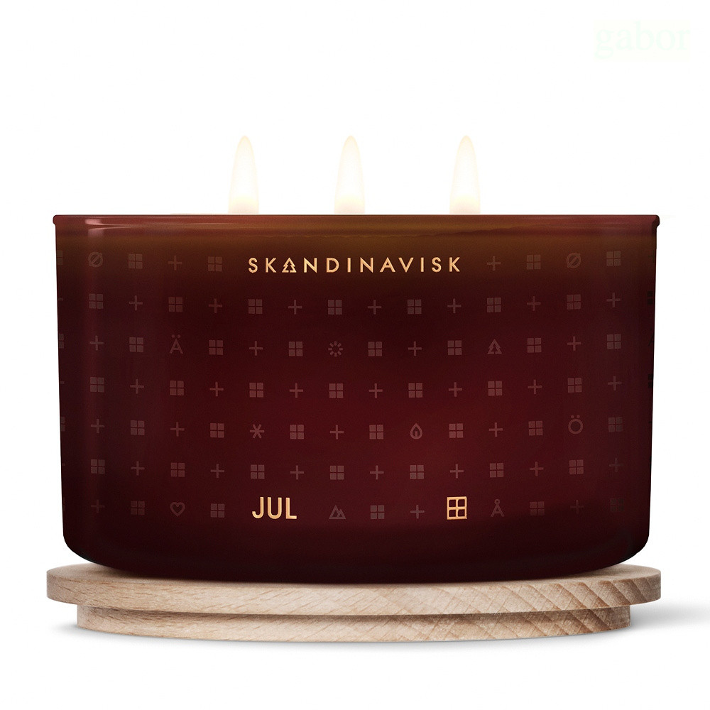 Skandinavisk 聖誕冬日限定 JUL 微醺熱紅酒 耶誕香氛蠟燭-475g, , large