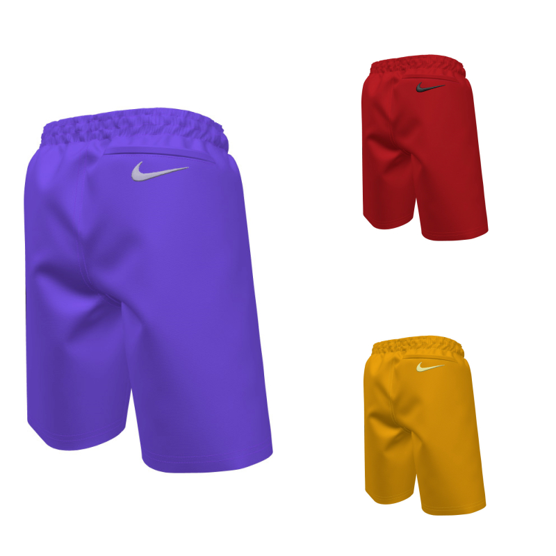 NIKE SWIM 3D VOLLEY 男孩七吋海灘褲 男孩 七吋 海灘褲 短褲 NESSE805 24SS 【樂買網】, , large