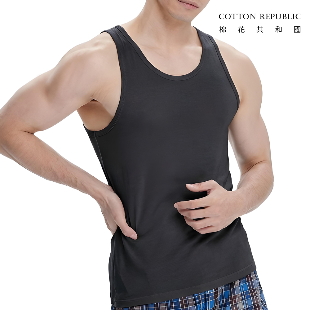 CR DAILY輕透涼感網眼背心, , large