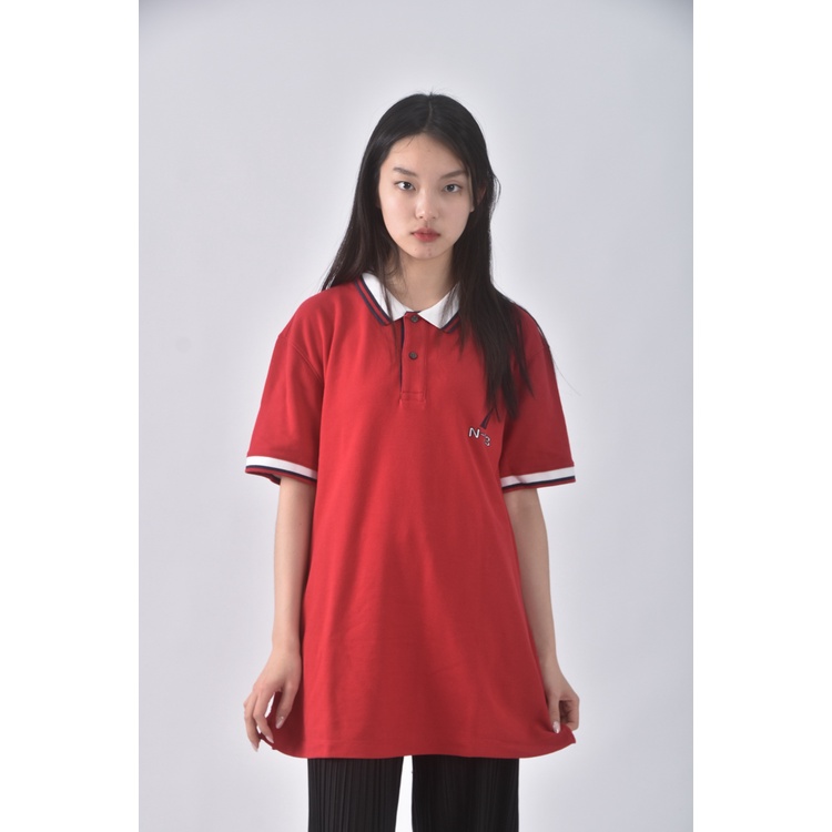 (L) nautica運動棉質紅色短袖上衣二手衣, , large