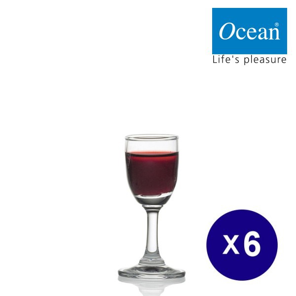 Ocean 高腳烈酒杯30ml(6入) 金益合drinkeat, , large