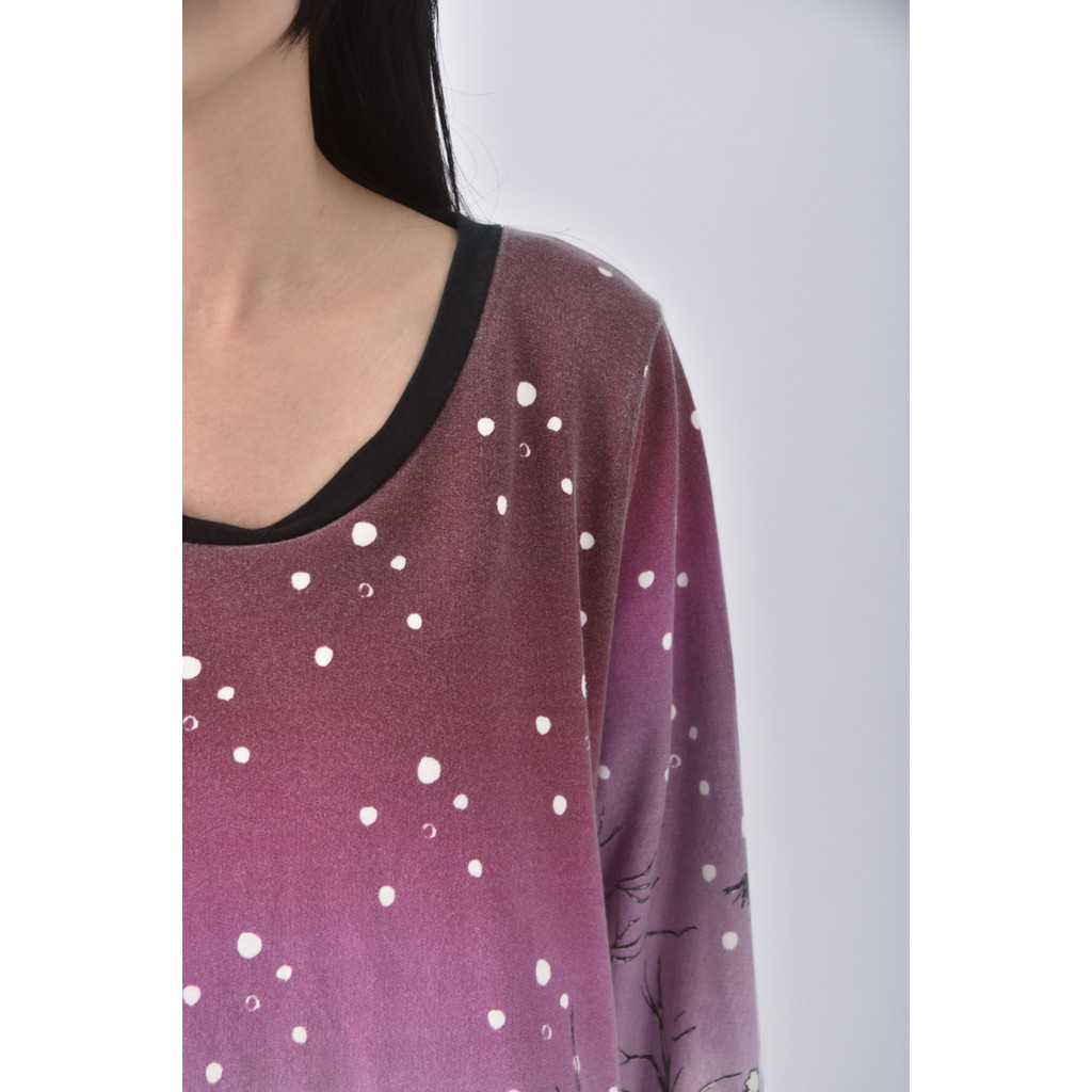 (S) scolar棉質純棉紫色洋裝二手衣, , large