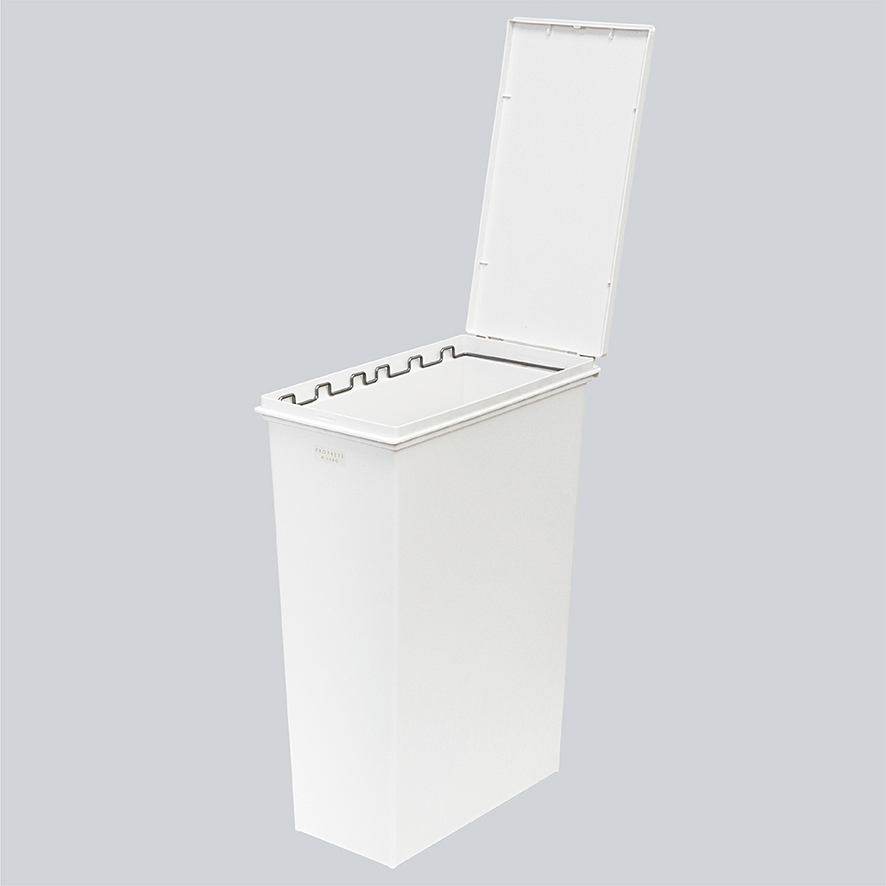【this-this】日本 LIV PLUS｜PROPRETE 掀蓋垃圾桶 45L, , large