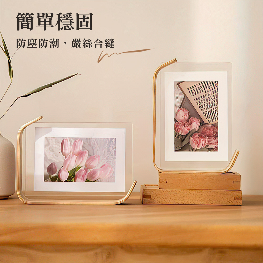 【上手家居】L型中空相框-8吋 8吋 胡桃木(壓克力相框/照片相框/立體相框/裱框/透明相框/展示框/壓克力畫框), , large