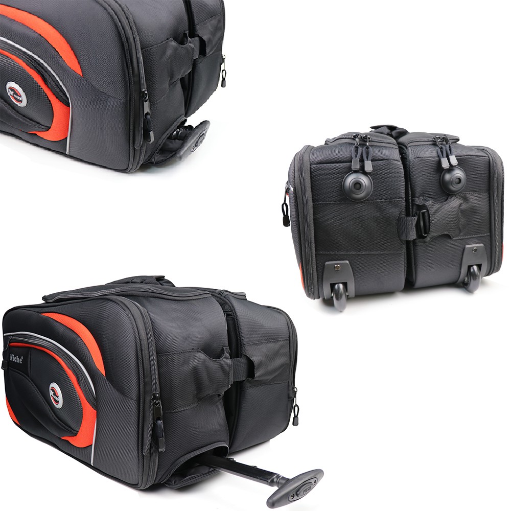 【Niche 樂奇】重機旅行拉桿式馬鞍包 NMO-8233, , large
