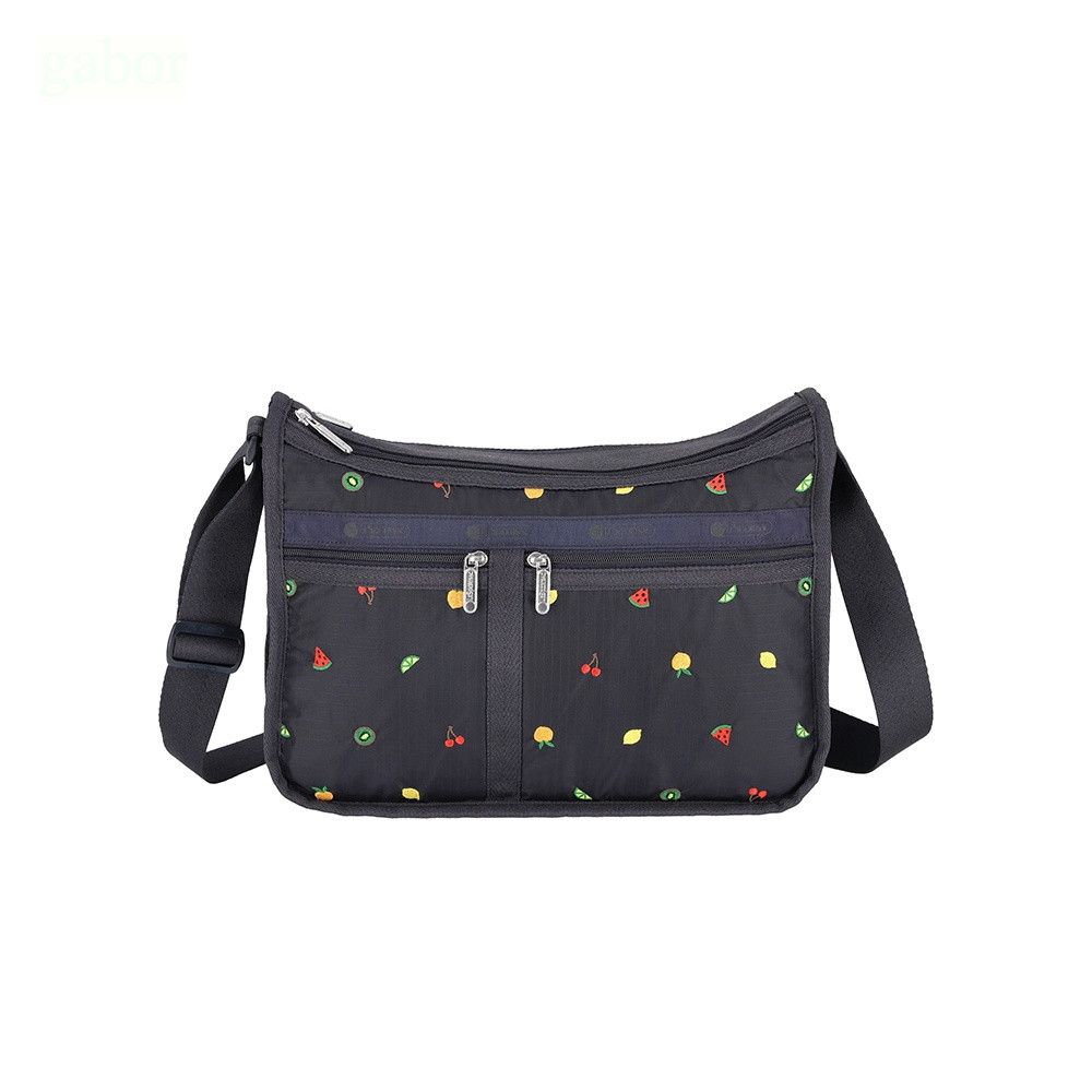 LeSportsac Deluxe Everyday Bag 奢華斜背包 -鮮果彩繡, , large
