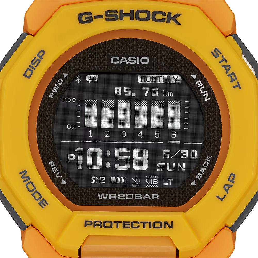 CASIO 卡西歐 G-SHOCK G-SQUAD 訓練計畫 GPS多功能運動藍芽手錶 GBD-300-9, , large