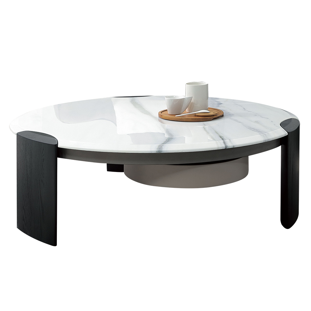 【Hampton 漢汀堡】西茲石面圓茶几, , large