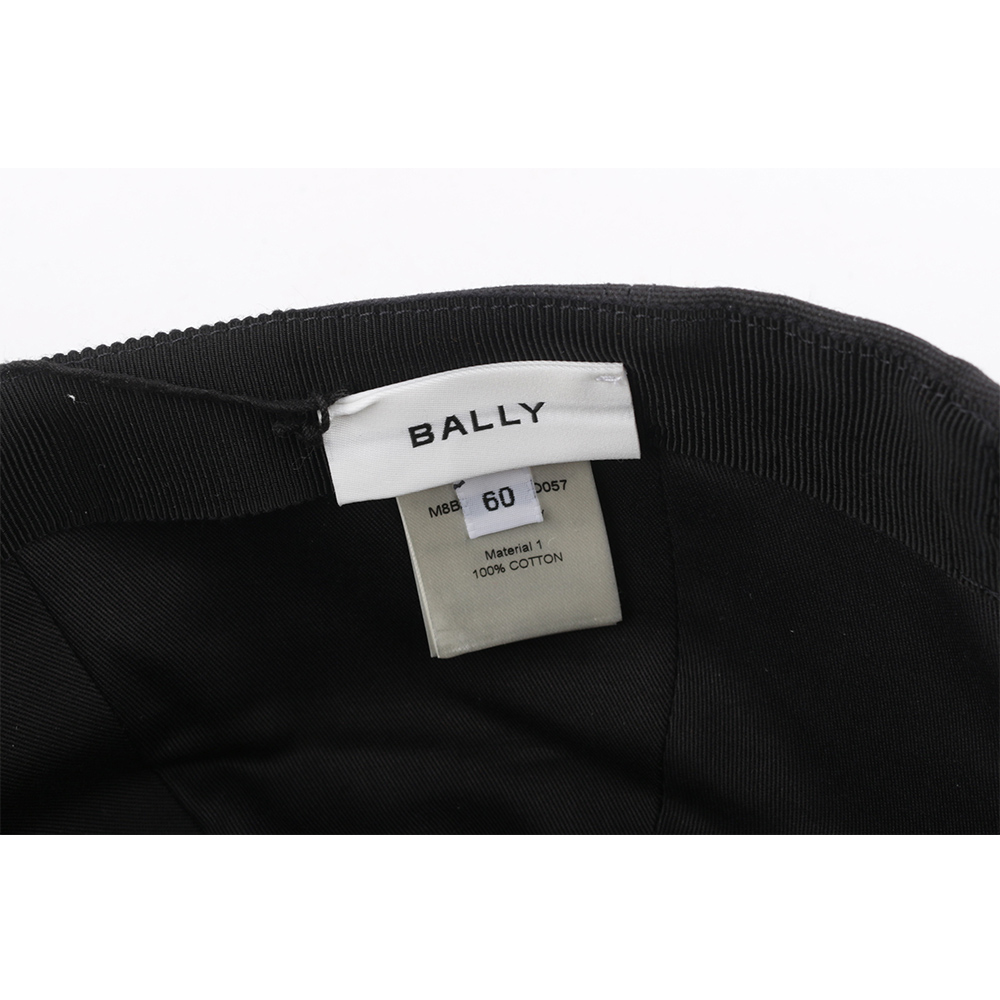 BALLY Logo 棉質棒球帽/黑色, , large