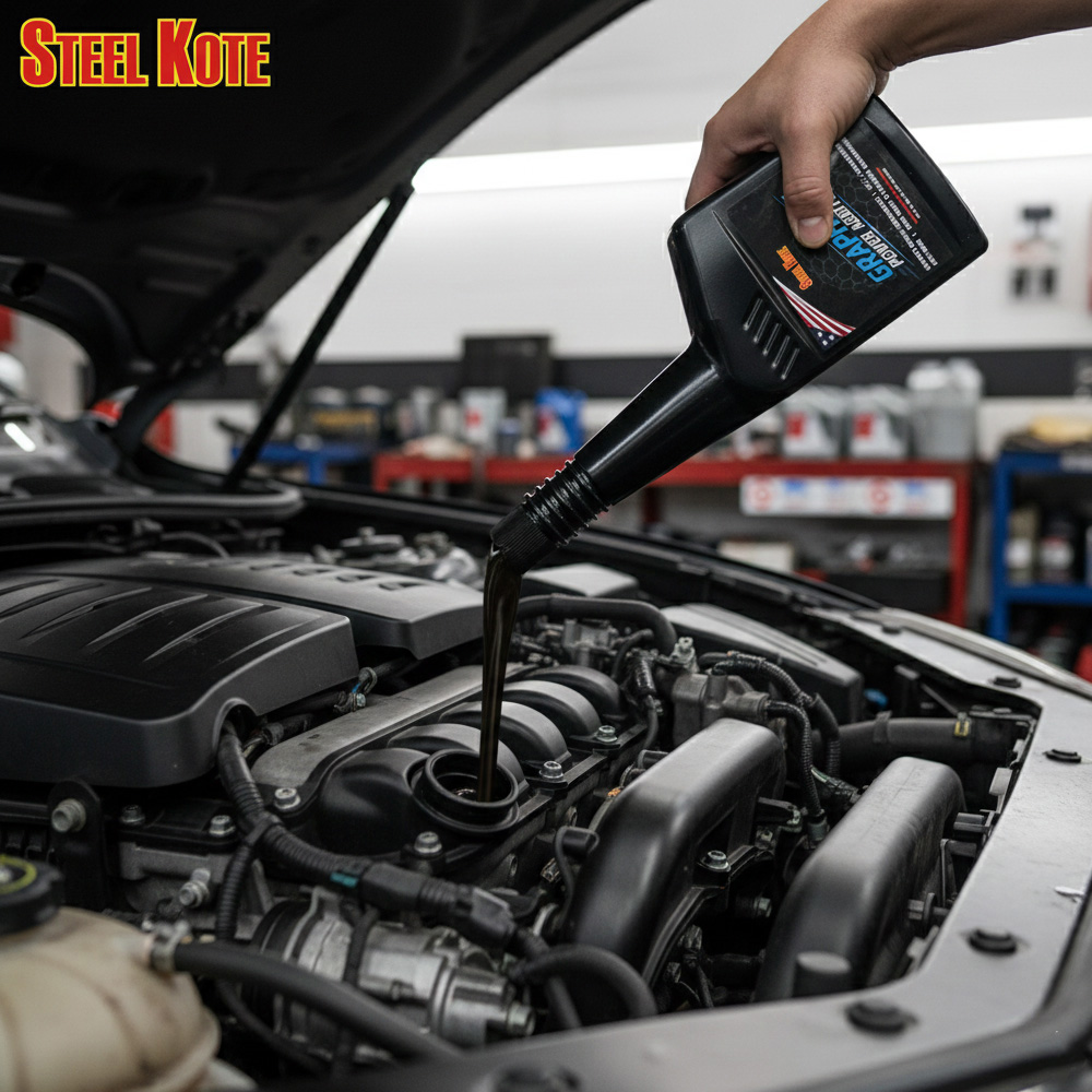 〔STEEL KOTE〕史帝波特極潤滑引擎石墨稀油精, , large