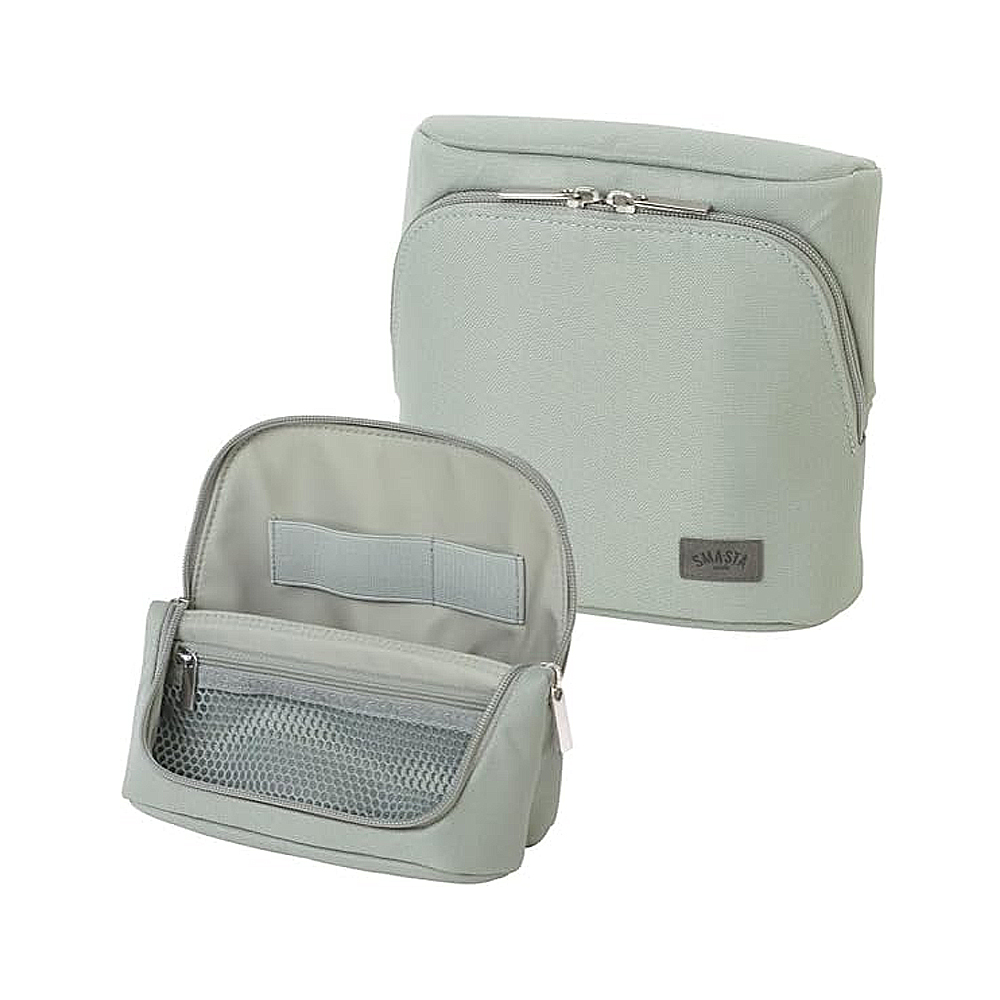 【龍品文創】日本SONIC UT-8655 柔光站立收納包-D星空沉穩灰, , large