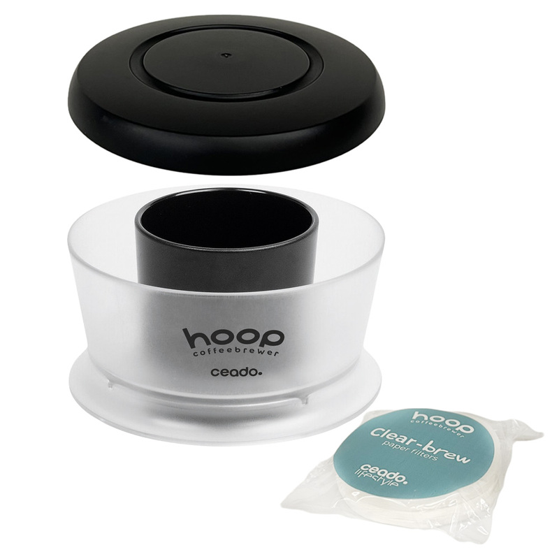 【Ceado】義大利 Hoop 咖啡濾杯 (黑色 / 透明 / 海藍色) 含上蓋, , large