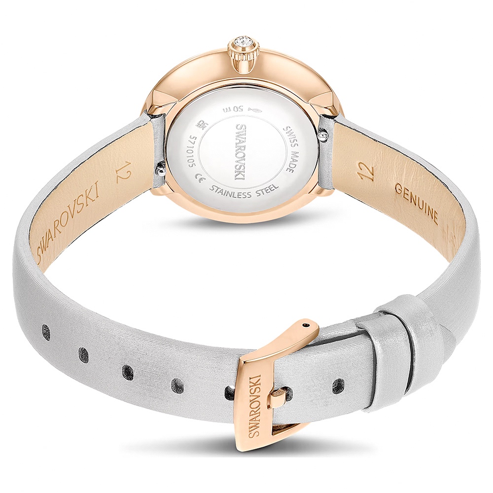 SWAROVSKI 施華洛世奇 Matrix Tennis 水晶錶圈手錶 女錶-30mm(5710105), , large