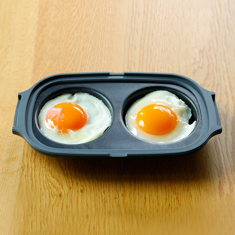 MICROWAVE GRILL PLATE FOR FRIED EGG, , large