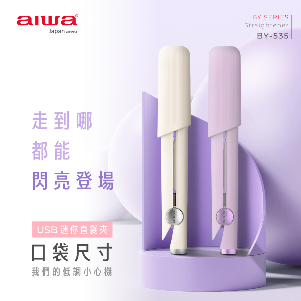 AIWA 愛華 USB直髮夾 , , large