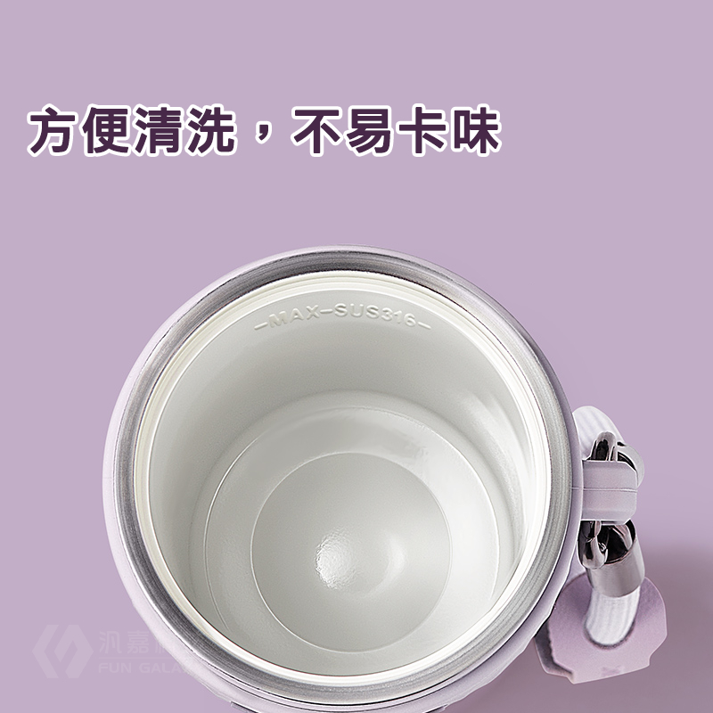 TKK台灣代理 律動粉彩保溫瓶 316不銹鋼陶瓷內膽 500ml 醫療等級 運動 隨行杯 兩用吸管 水壺 保溫壺附拉繩, , large