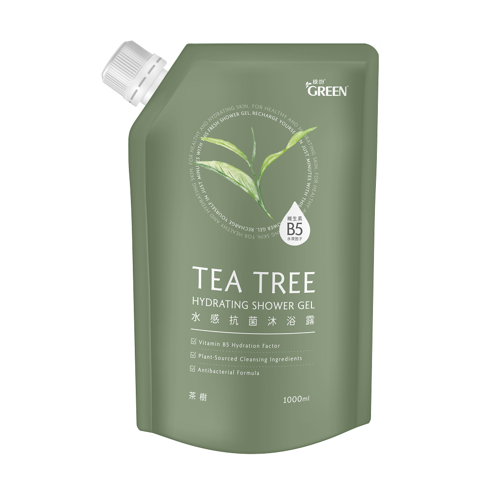 綠的水感抗菌沐浴露補充包-茶樹