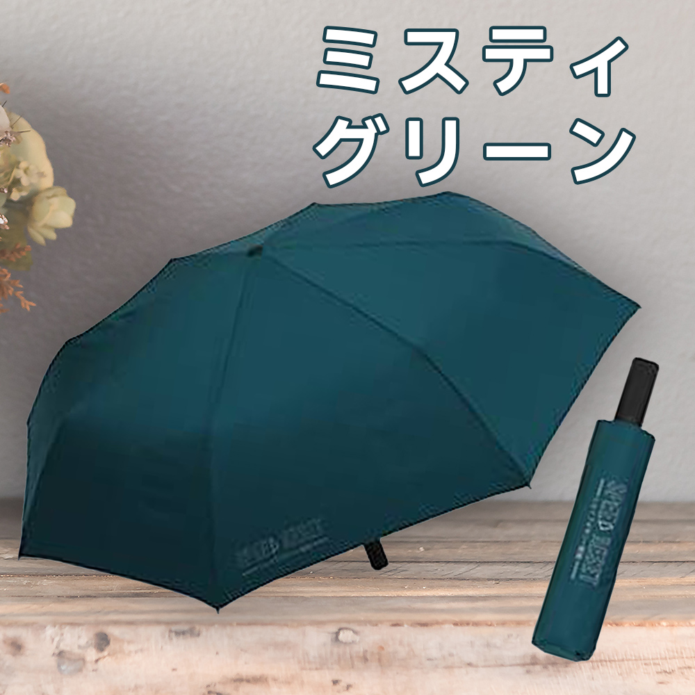 記憶迅收自動傘-迷霧綠-1支, , large