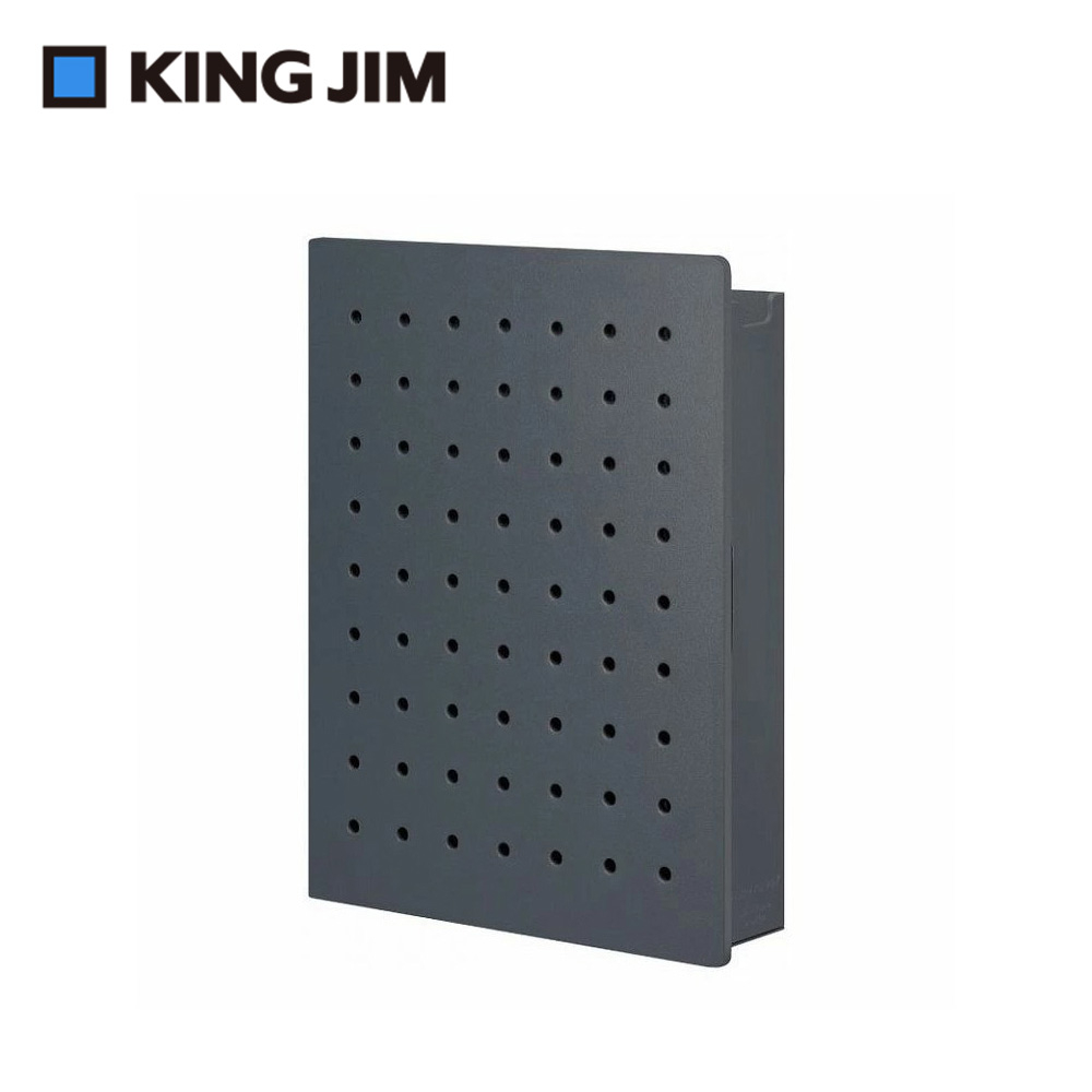 *需預訂【KING JIM】HARU PEGGY 個人磁力洞洞板置物箱 M號 (PGH200)白, , large