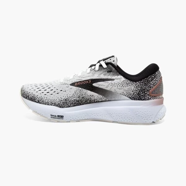Brooks Ghost 16 女 慢跑鞋 運動 休閒 輕量 支撐 緩衝 彈力 白 黑 [1204071B105], , large