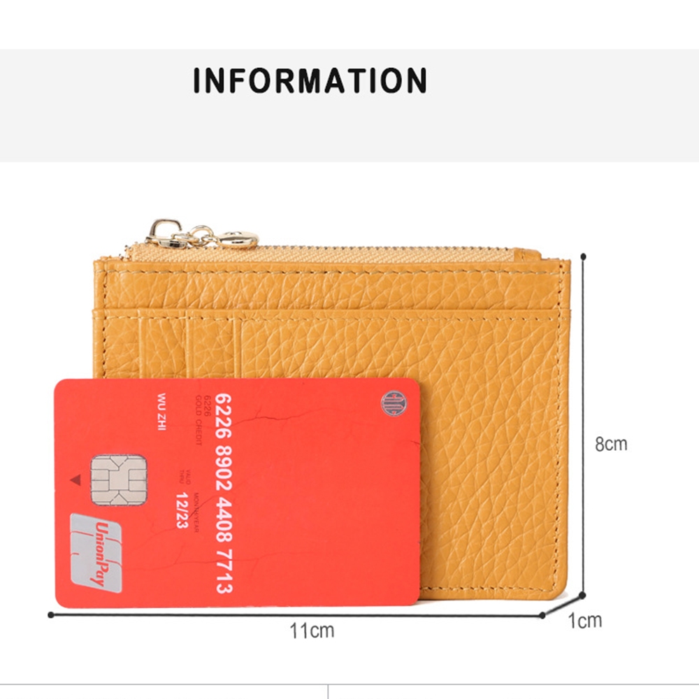 【現貨保固】真皮卡夾小錢包 零錢包 拉鍊零錢包 拉鍊錢包 錢包 鑰匙包 卡夾 皮夾 雙層零錢包 卡夾包 卡片夾 小錢包, , large