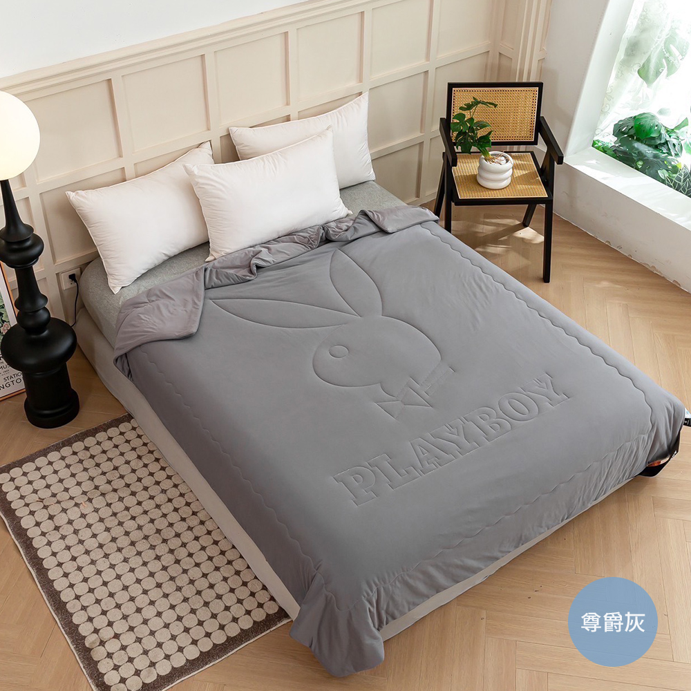 【PLAY BOY】極凍涼感夏日冰冰被(涼被/涼感被/冷氣毯)奶茶咖, 奶茶咖, large