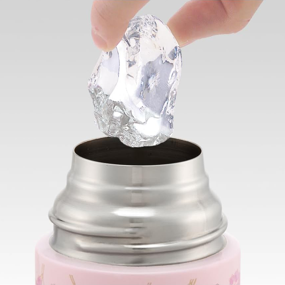 【百科良品】三麗鷗 Kitty 凱蒂貓 花圈款 輕量不鏽鋼保溫杯 隨身杯 保溫保冷杯 360ml(日本境內版), , large