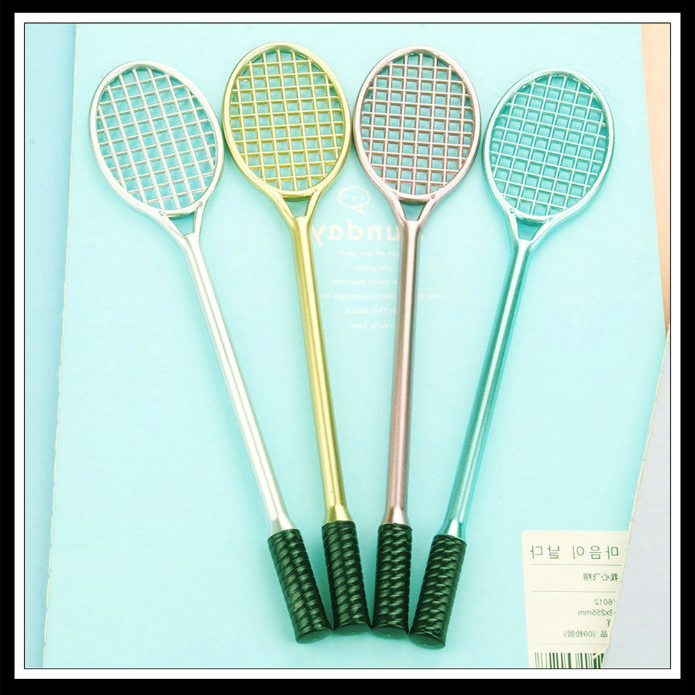 【Badminton Racket-Shaped Pen】Cute and playful &mdash; perfect for the office, wedding favors, or promotional giveaways., , large