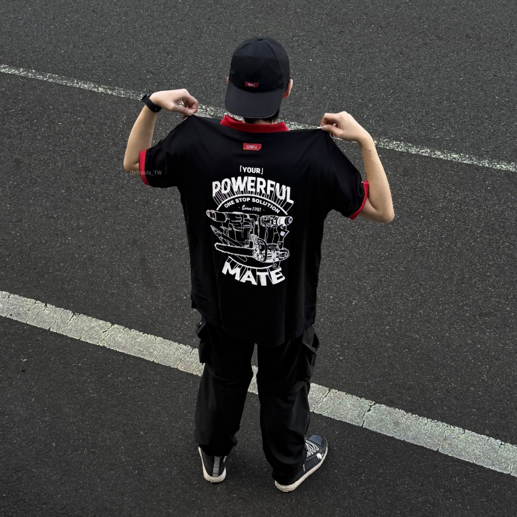 【得力工具 deli tools】工具衣服 POLO衫 T-shirt-L號, , large
