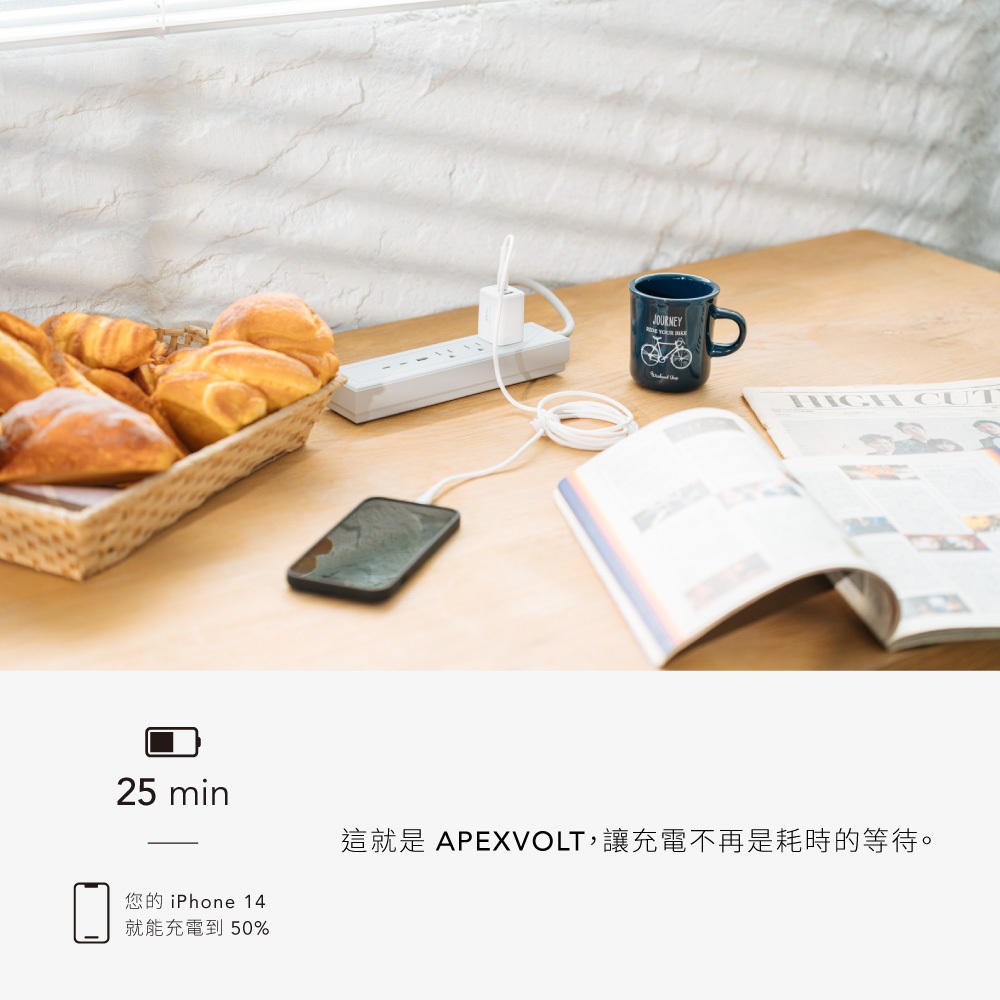 【GC】充滿快樂 35W 雙孔GaN氮化鎵充電器 USB-C*1+USB-A*1 快充頭|TYPE-C|手機/筆電充電器, , large