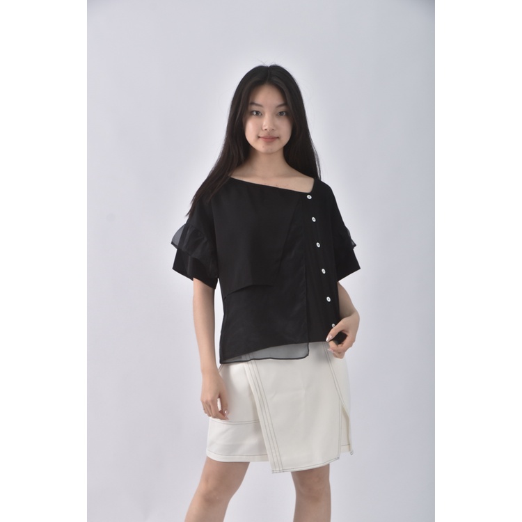 (XL) na berry黑色套裝二手衣, , large