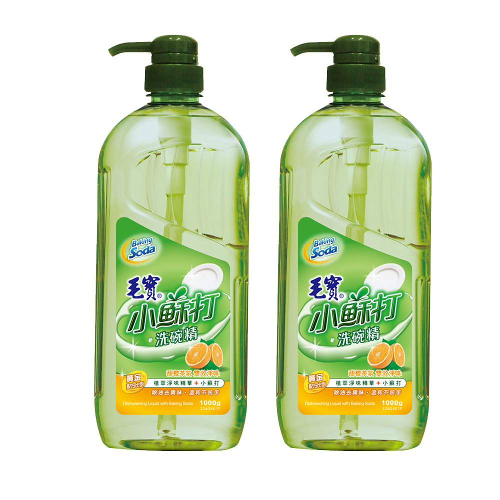 毛寶小蘇打洗碗精-甜橙茶氛1000g, , large