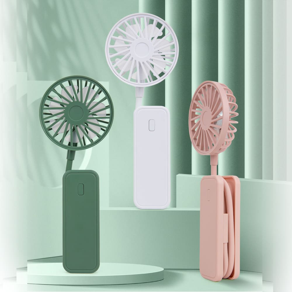 JIELIEN Multifunctional large air volume lightweight mini fan - white, , large