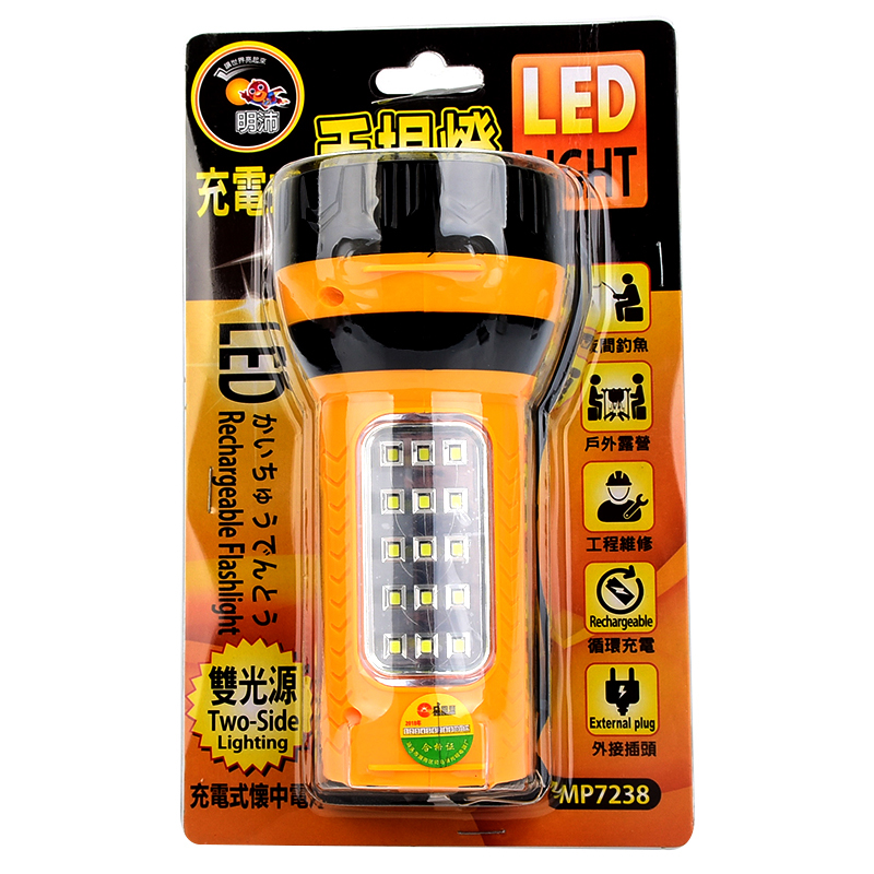 Dual light source LED rechargeable, , large