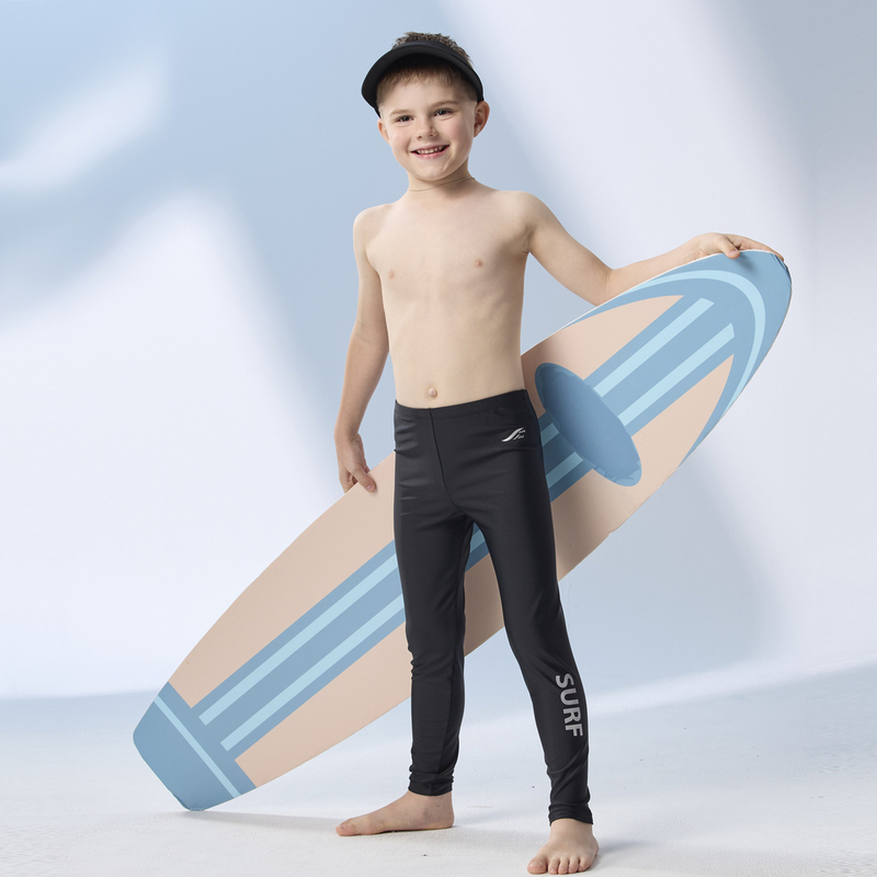 莫妮娜 台灣製 兒童 運動機能長褲 黑 (男女適用)