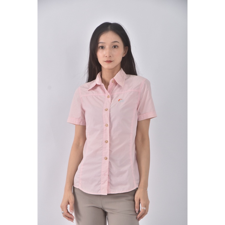 (S) lowe alpine粉色短袖上衣二手衣