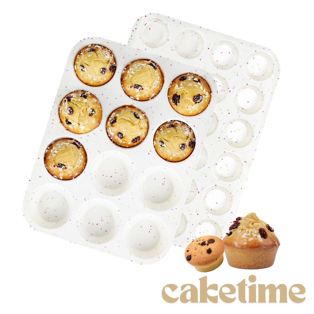 24 Cups Silicone Muffin Pan, , large