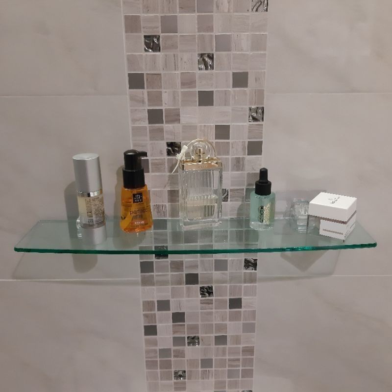 [Beargood sticker] Long Acrylic Wall Shelf, , large