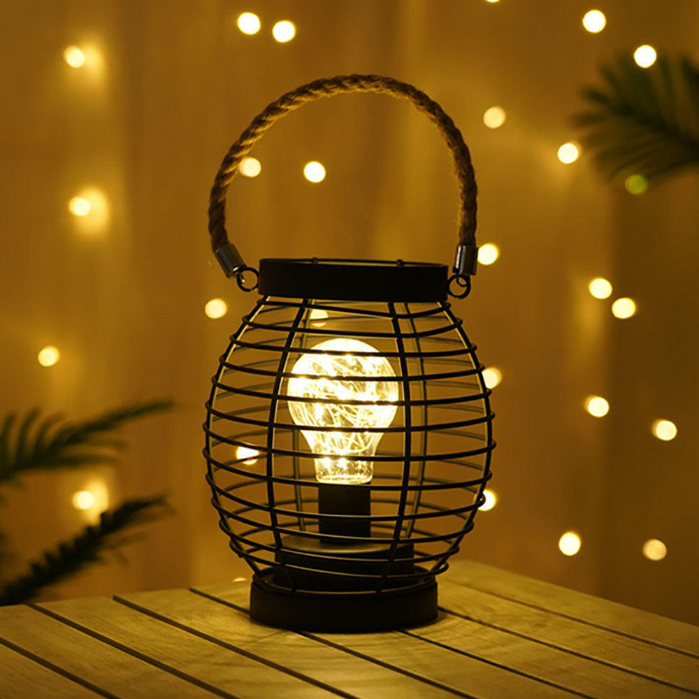 LED鐵藝檯燈【多款可選】 LOFT工業風 燈 夜燈 檯燈 桌燈 吧檯燈 裝飾 紅酒燈 酒杯燈 酒瓶燈, , large