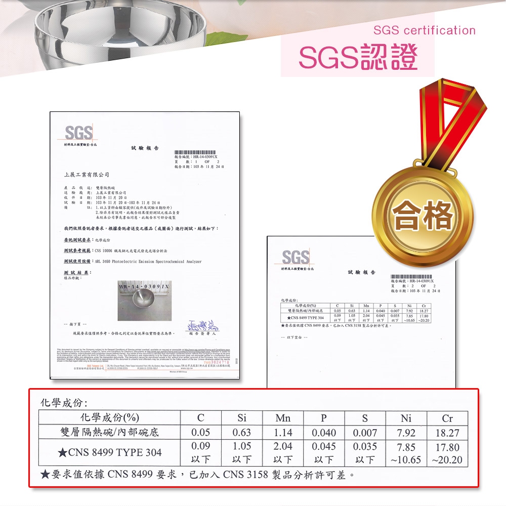 PERFECT 理想牌 晶品304不鏽鋼雙層碗隔熱碗 16cm6入無蓋-Leidea樂德兒, , large