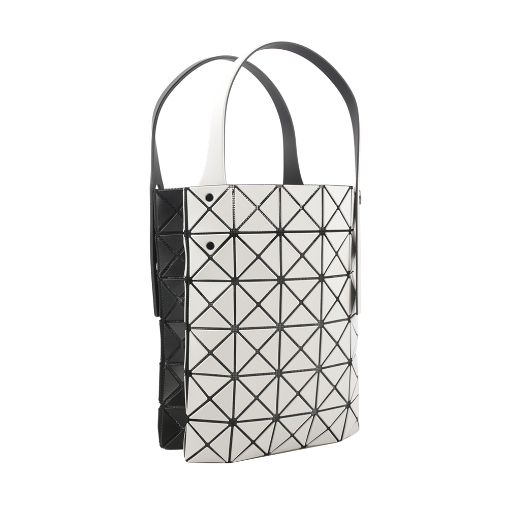 ISSEY MIYAKE BAO BAO Duo 6X5 雙色霧面手提包/黑色/白色, , large