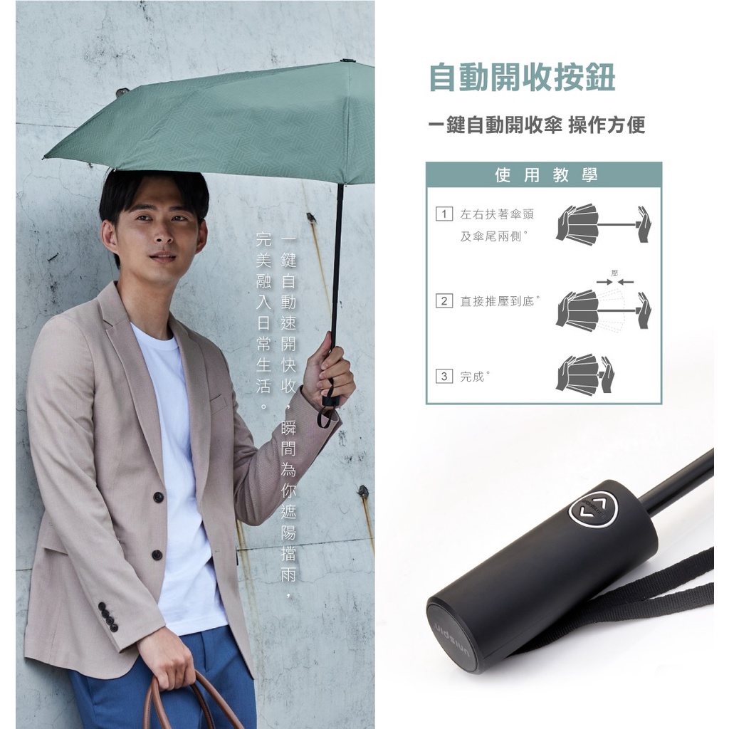 【周周生活】雨傘 現貨 自動傘 傘 折疊傘 遮陽傘 陽傘 防潑水 瞬收傘  摺疊傘 折疊雨傘 自動 晴雨傘 快速出貨, , large