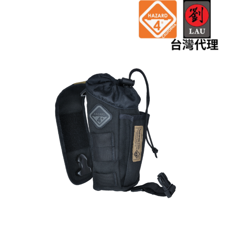 [劉氏國際]HAZARD 4 PCH-FLIP-BLK 掀蓋卡扣式置物水壺袋(黑色), , large