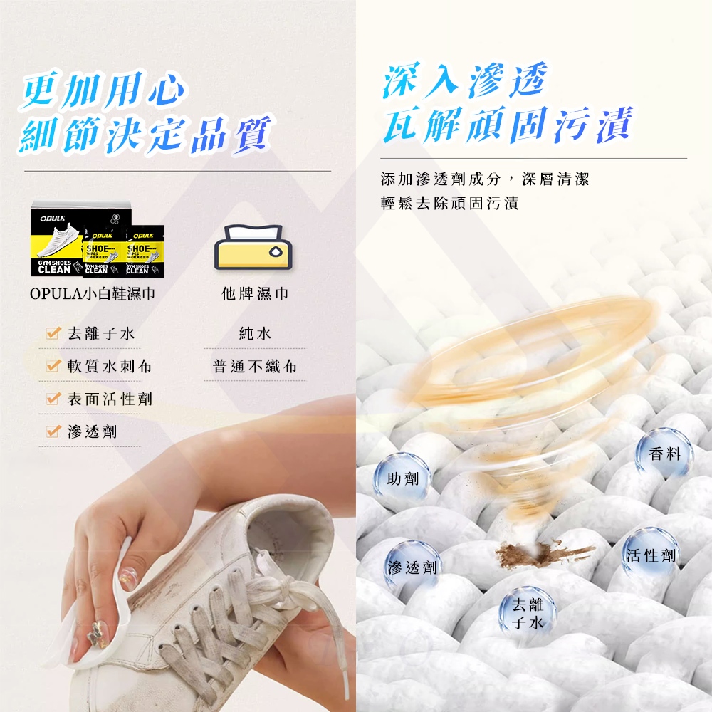 【禾統】小白鞋清潔濕巾 / 獨立包裝30包/盒 / 2盒組 (清潔濕巾 擦鞋神器 擦鞋濕巾 小白鞋濕巾 擦鞋濕巾), , large
