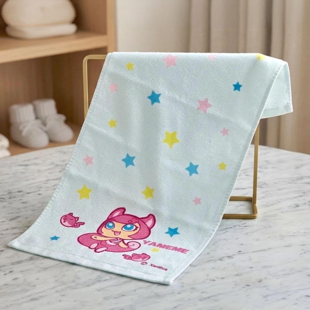 Kaimei Cotton | MIT Cute Dual-Texture (Half-Gauze, Half-Cotton) Yameme Children&rsquo;s Towel, , large