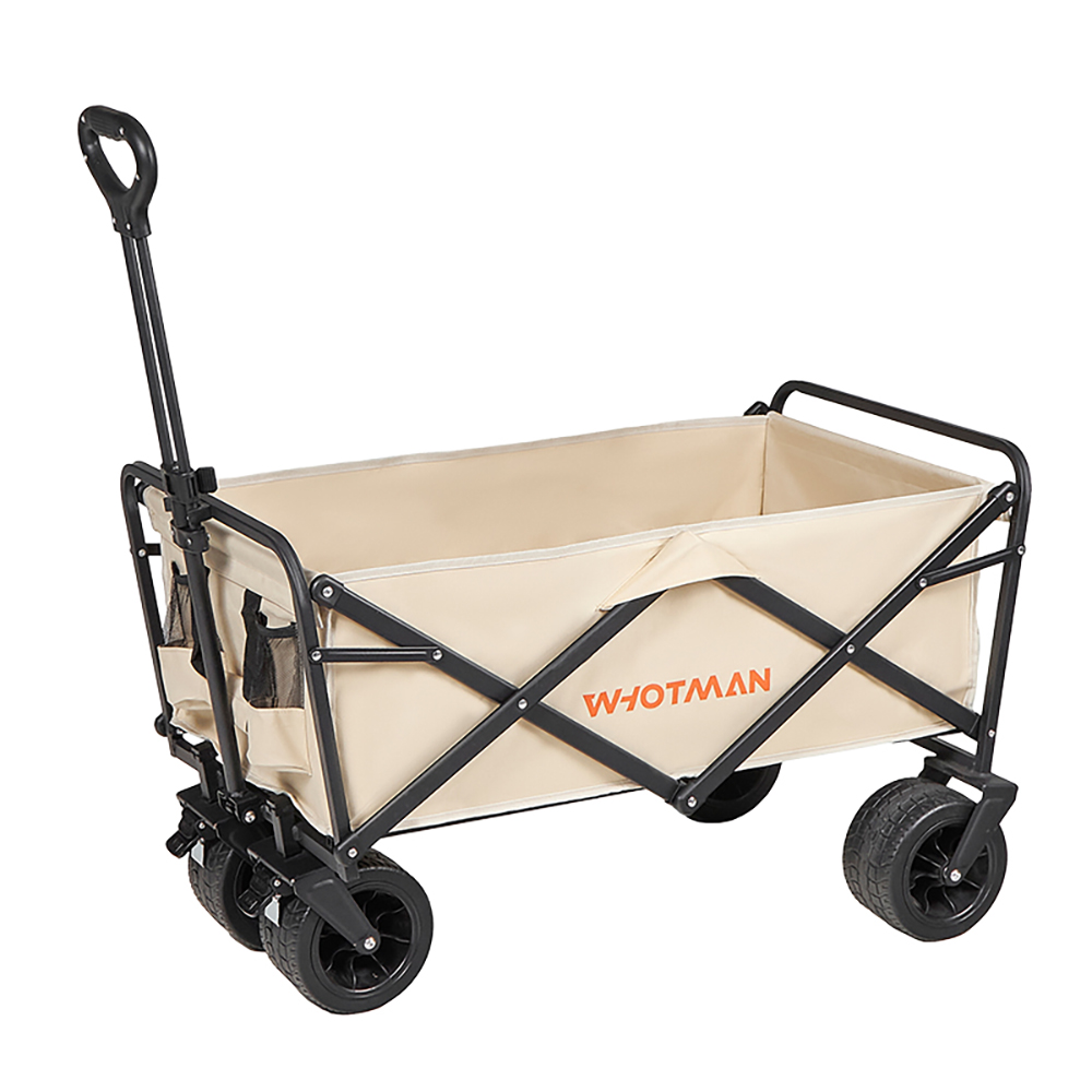 Whotman-3秒摺疊大容量碟煞坦克露營車-米白, , large