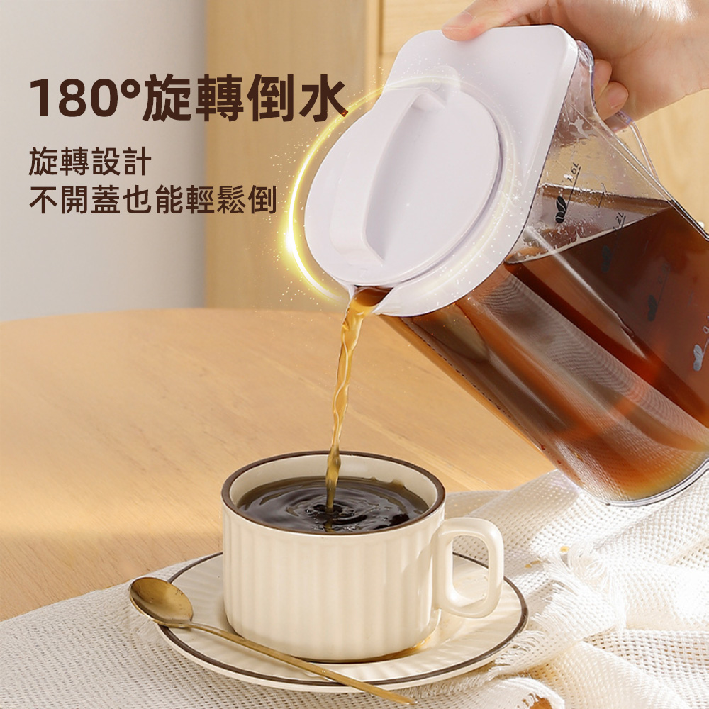 【上手家居】冷萃過濾冷水壺 2.2L 2.2L(水壺/耐熱水壺/過濾水壺/冰箱水壺/冷泡茶壺), , large