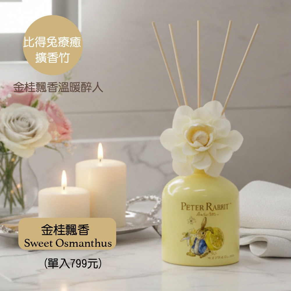 【世豐】【Peter Rabbit 比得兔】療癒擴香200ml(2入組)-黃色, , large