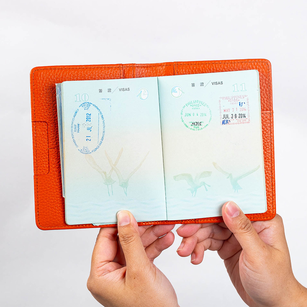 [TRAVELMAR] 隨行皮件護照套-大象灰, , large