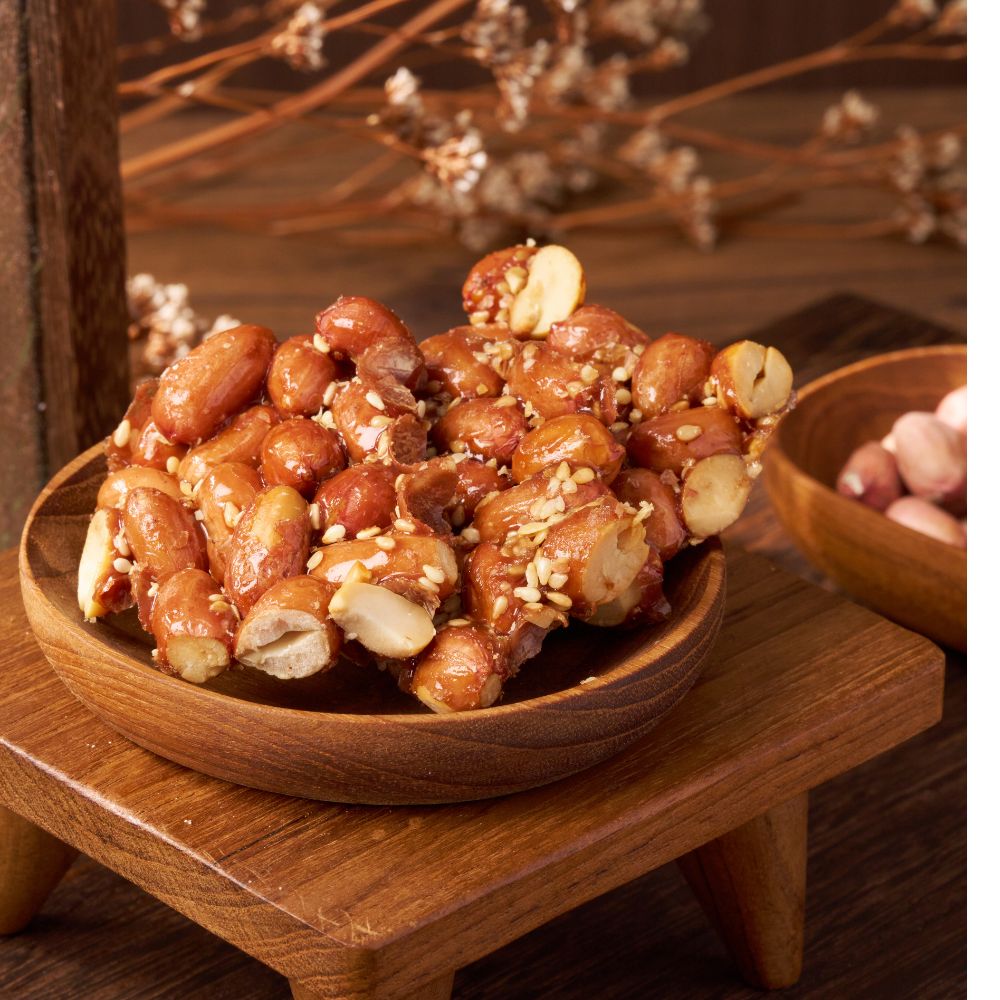 Taiwan Peanut Candy Crispy Peanut Brittle｜Traditional Snack, Lunar New Year Gift, Afternoon Tea Treat, Made with Japanese Trehalose, Fast Shipping【ChouChou Enterprise】, , large